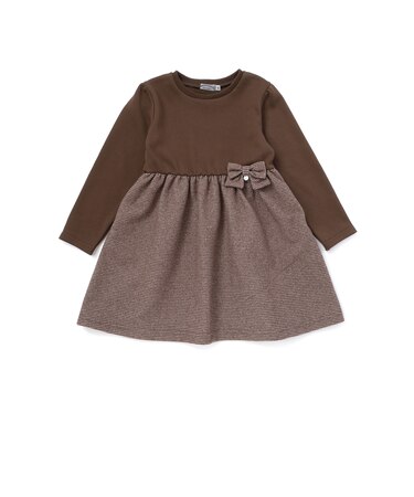 【店舗限定】千鳥格子切り替えワンピース(95～160cm)