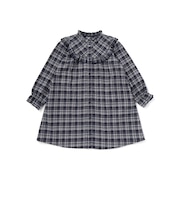 【店舗限定】ネルチェック柄ワンピース(95～150cm)