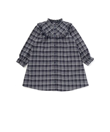 【店舗限定】ネルチェック柄ワンピース(95~150cm)