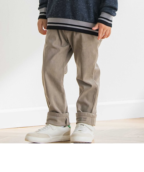 【店舗限定】リブレスコールロングパンツ(95~160cm)