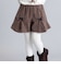 ヘリンボン切替プリーツショートパンツ(80~150cm)