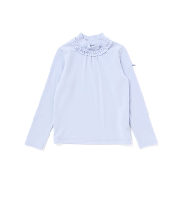 【日本製】ミップスウェードフリルハイネックTシャツ(80~160cm)