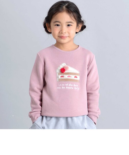 マシュマロウラケdessertパッチ刺しゅうトレーナー(80~150cm)