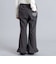 ストレッチツイル裾フリルロングパンツ(90~150cm)