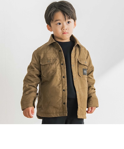 【店舗限定】三角キルティングジャケット(95～150cm)