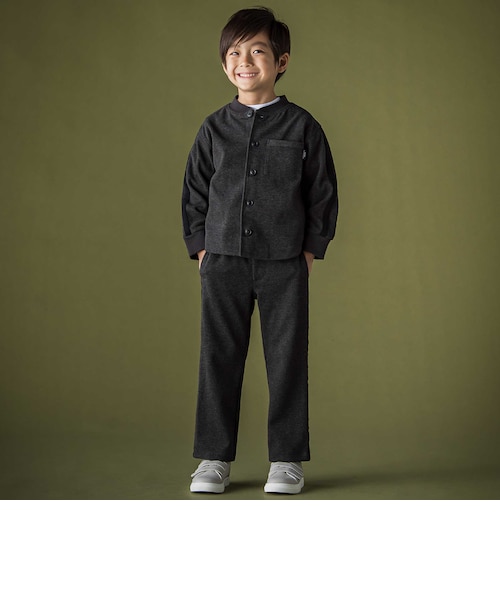 スペイン製◆子ども用セットアップ　10才用（大きめ） 配色ラインセットアップ(95~150cm)｜ベベ オンライン ストアの通販