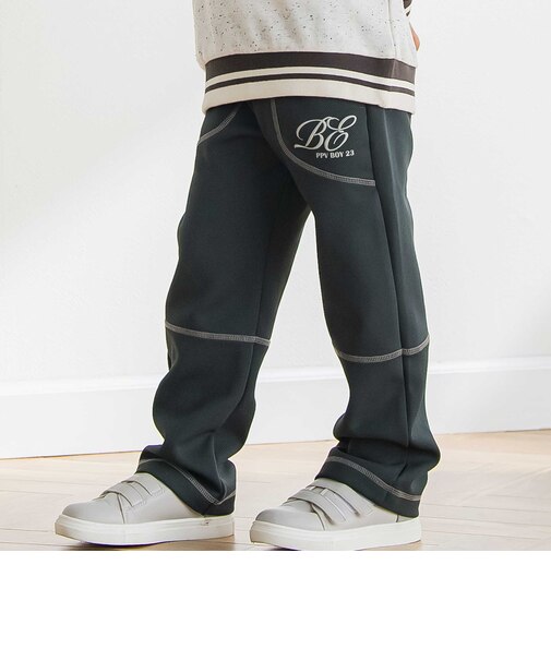 【店舗限定】ななめ裏毛ロングパンツ(95~150cm)