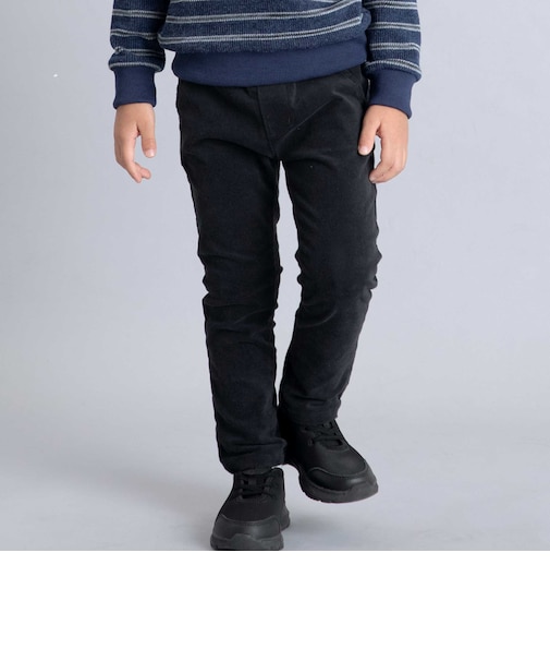 リブレスコールスリムストレートロングパンツ(90~160cm)