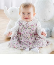 【お揃い】【日本製】リバティ(Clare Rich)シャツコールワンピース+ブルマ付きベビー(70~90cm)