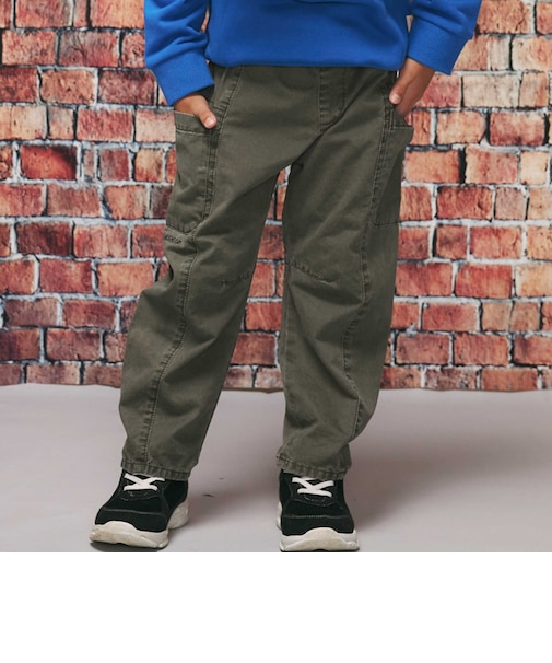 ヴィンテージロゴ バレルレッグロングパンツ(110~160cm)
