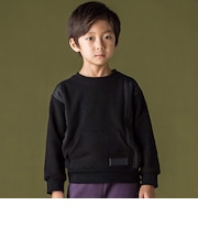 中綿切り替え 裏起毛長袖トレーナー(95~150cm)