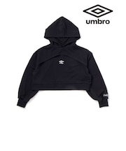 【umbro】切り替えショート丈フーディトレーナー(130~160cm)