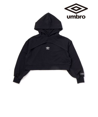 【umbro】切り替えショート丈フーディトレーナー(130~160cm)