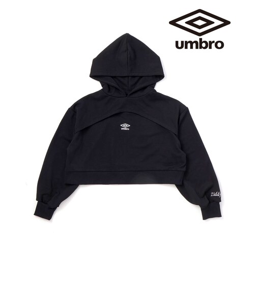 【umbro】切り替えショート丈フーディトレーナー(130~160cm)