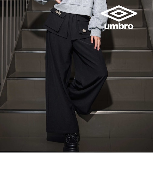 【umbro】レイヤード風パンツ(130~160cm)