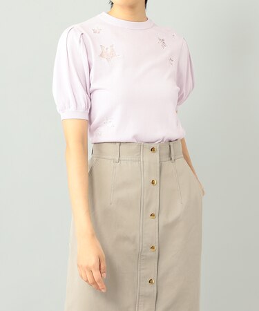 スターレースニットトップ