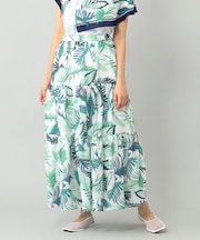 リーフティアードスカート