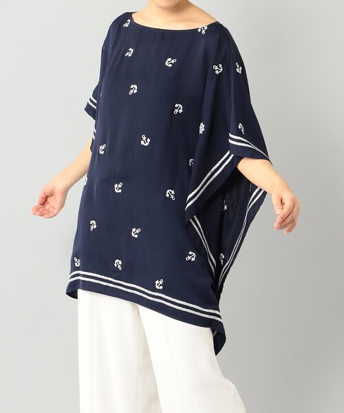 【極美品】Diagram グレースコンチネンタル ロゴ ニットポンチョ 極美品】Diagram グレースコンチネンタル ロゴ ニットポンチョ