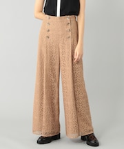 タイルレースワイドパンツ