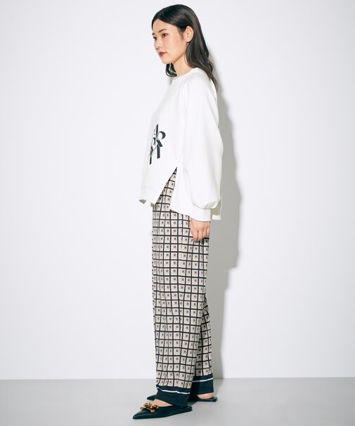 ポンチプリントパンツ