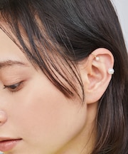 ビジューパールイヤカフ