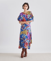 ヌーボーフラワープリントスカート