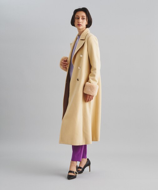 ビーバーウールロングコート