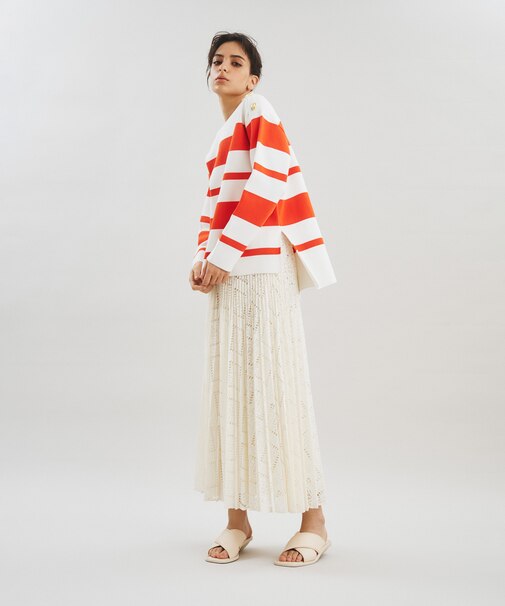 キカレースプリーツスカート