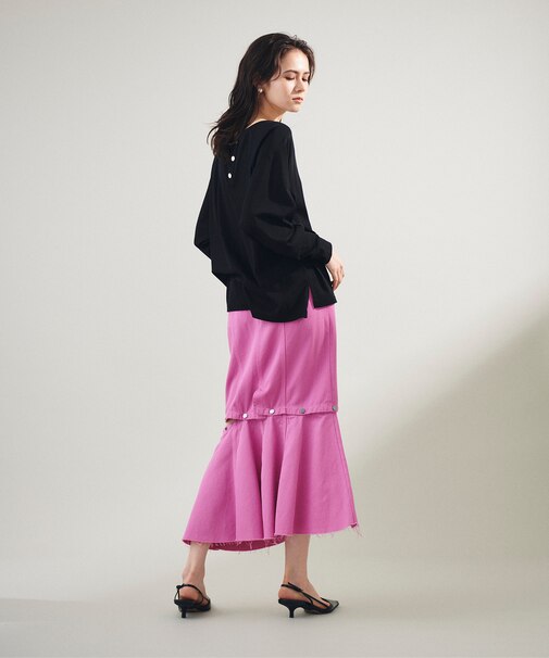 デニムマーメイドスカート