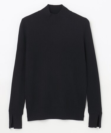 メリノウールリブトップ