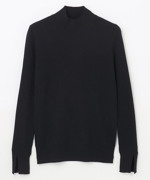 メリノウールリブトップ