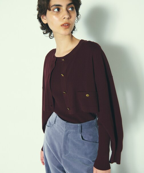 アンサンブルニットカーディガン