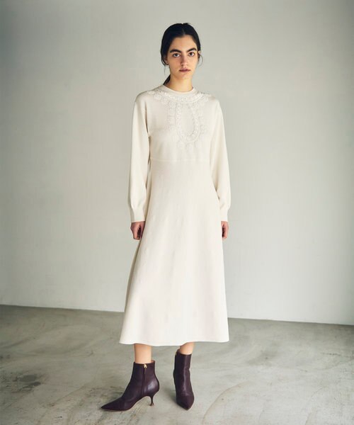 バックシャンリップドレス｜グレースコンチネンタルの通販｜&mall