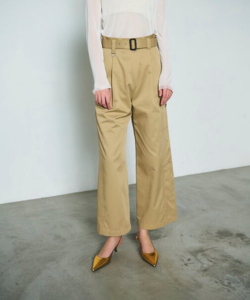 アシンメトリーワークパンツ