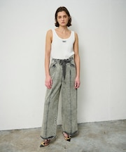 リブタンクトップ