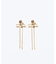 リボンチェーンピアス