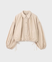 タフタギャザーシャツ