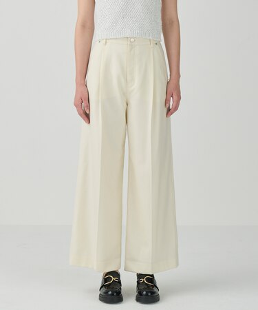 ウールワイドパンツ