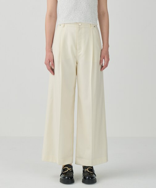 ウールワイドパンツ