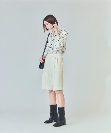 ウールツイルハーフパンツ