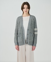 ラメニットカーディガン