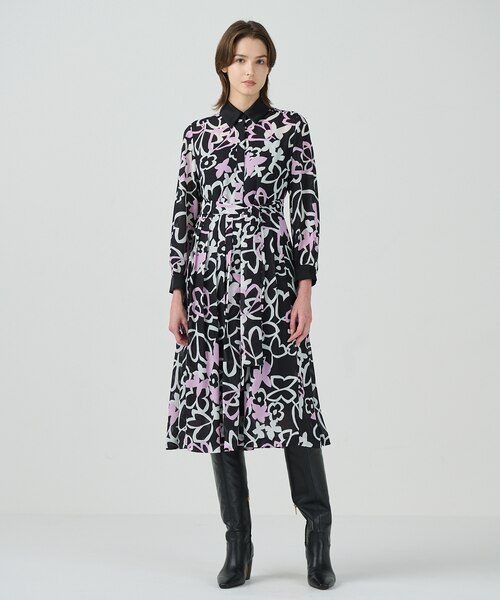 フラワーレイヤーワンピース｜グレースコンチネンタルの通販｜&mall