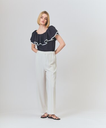 トリアセワイドイージーパンツ