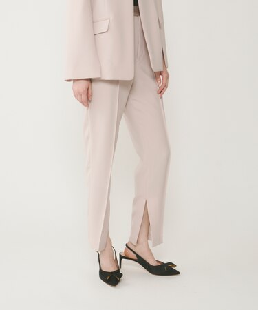 インサイドスリットスリムパンツ