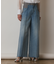 コンビデニムワイドパンツ