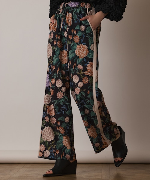 アンティークフラワープリントパンツ｜グレースコンチネンタルの通販