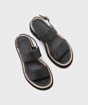 LUCA GROSSIメッシュサンダル