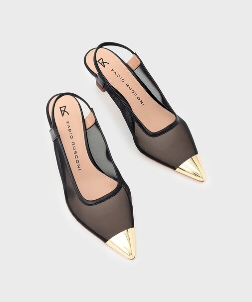 FABIO RUSCONI メッシュヒール