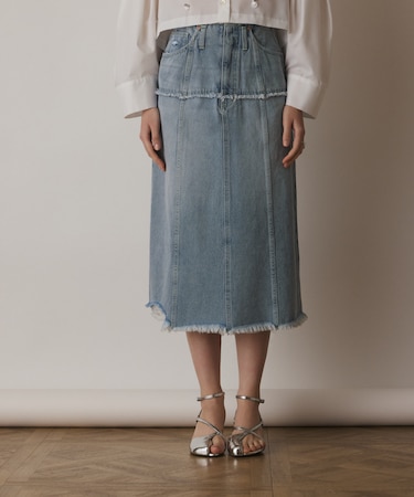 デニムタイトスカート