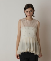 バルーンチュールトップ